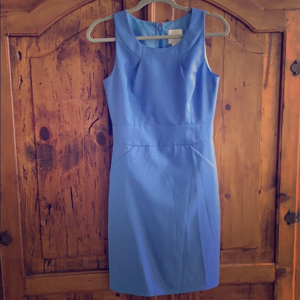 J crew suiting cornflower blue dress